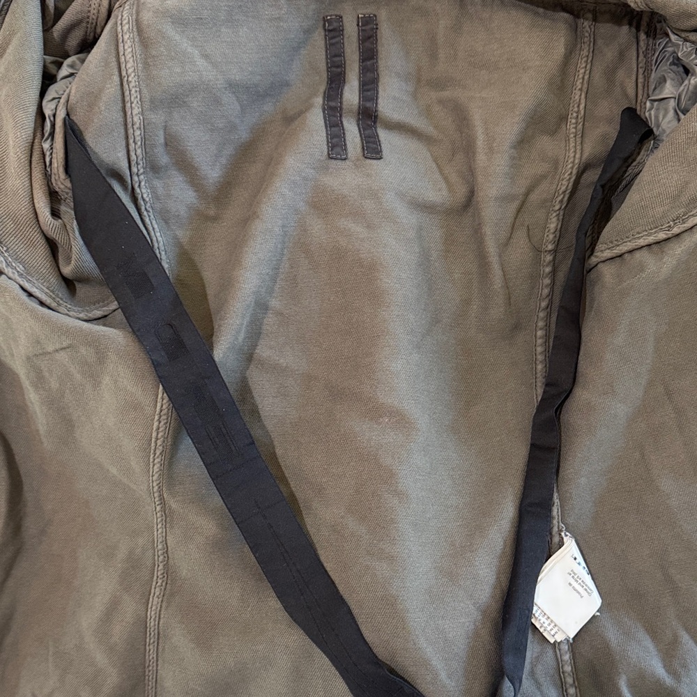 Rick Owens Asymmetrical Olive Jacket - Picture 6 of 7